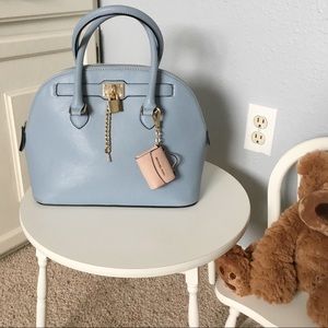 Powder blue purse